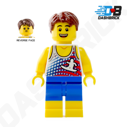 LEGO® Minifigure™ - Beach Tourist, Surfer Tank Top [CITY]
