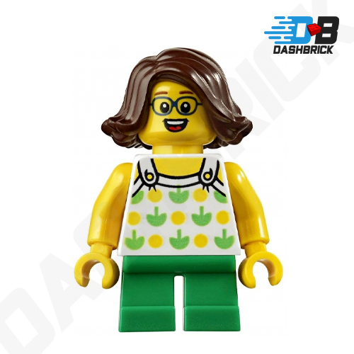 LEGO Minifigure - Child Girl, Halter Top with Green Apples [CITY]