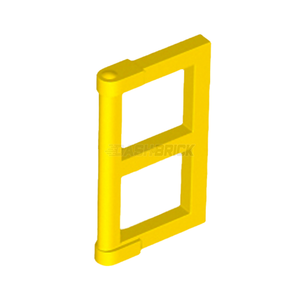 LEGO Pane for Window 1 x 2 x 3 with Thick Corner Tabs, Yellow [60478]