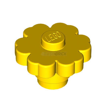 LEGO Plant Flower 2 x 2 Rounded - Solid Stud, Yellow [98262]